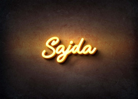Glow Name Profile Picture for Sajda