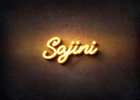 Glow Name Profile Picture for Sajini