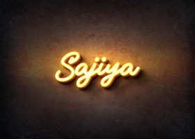 Glow Name Profile Picture for Sajiya