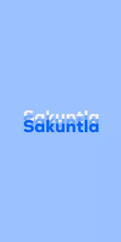 Name DP: Sakuntla