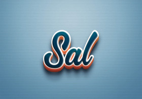 Cursive Name DP: Sal