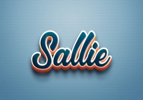 Cursive Name DP: Sallie