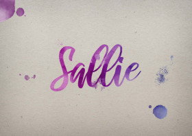 Sallie Watercolor Name DP