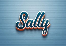 Cursive Name DP: Sally