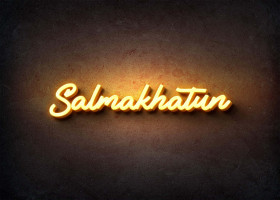 Glow Name Profile Picture for Salmakhatun
