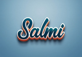 Cursive Name DP: Salmi