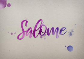 Salome Watercolor Name DP