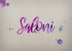 Saloni Watercolor Name DP
