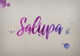 Salupa Watercolor Name DP