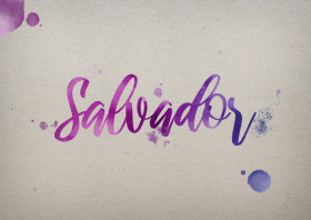 Salvador Watercolor Name DP