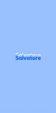 Name DP: Salvatore