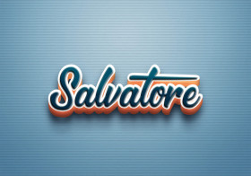 Cursive Name DP: Salvatore