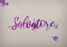 Salvatore Watercolor Name DP