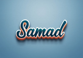 Cursive Name DP: Samad