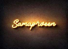 Glow Name Profile Picture for Samaprveen