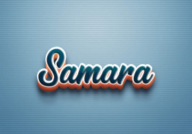 Cursive Name DP: Samara