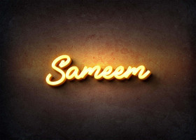 Glow Name Profile Picture for Sameem