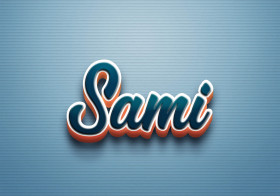Cursive Name DP: Sami