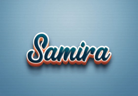 Cursive Name DP: Samira