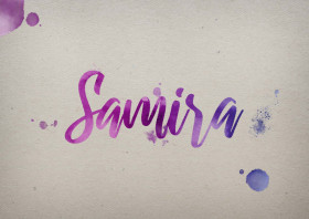 Samira Watercolor Name DP