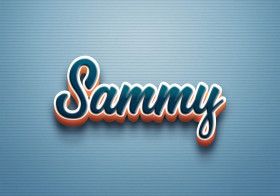 Cursive Name DP: Sammy