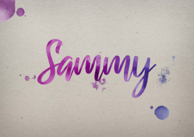 Sammy Watercolor Name DP