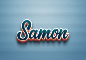 Cursive Name DP: Samon