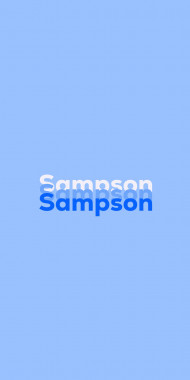 Name DP: Sampson