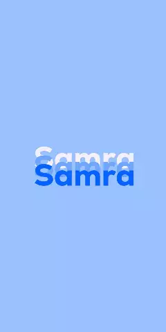 Name DP: Samra