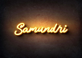 Glow Name Profile Picture for Samundri