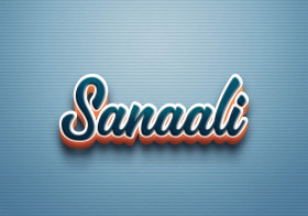 Cursive Name DP: Sanaali