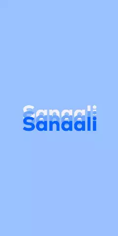 Name DP: Sanaali