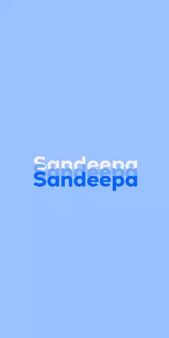 Name DP: Sandeepa