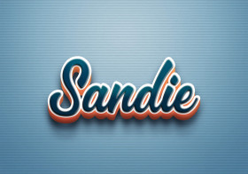 Cursive Name DP: Sandie