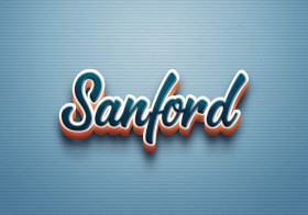Cursive Name DP: Sanford