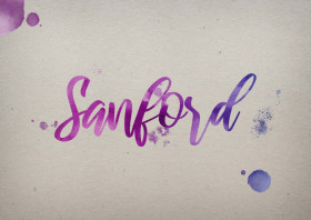 Sanford Watercolor Name DP
