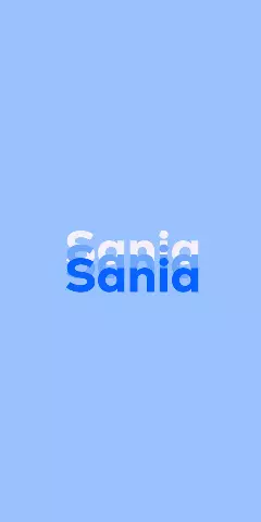 Name DP: Sania