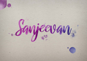 Sanjeevan Watercolor Name DP