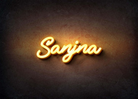 Glow Name Profile Picture for Sanjna