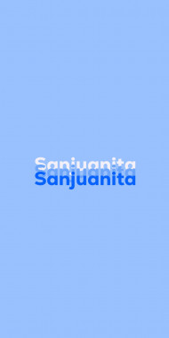 Name DP: Sanjuanita
