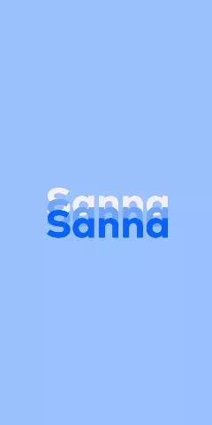 Name DP: Sanna