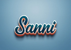 Cursive Name DP: Sanni