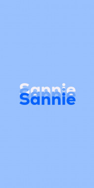 Name DP: Sannie