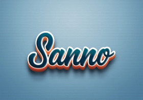 Cursive Name DP: Sanno