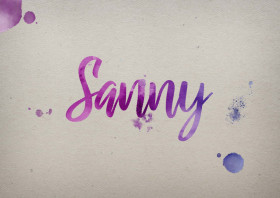 Sanny Watercolor Name DP