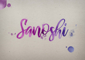 Sanoshi Watercolor Name DP
