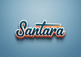 Cursive Name DP: Santara