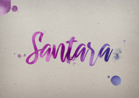 Santara Watercolor Name DP