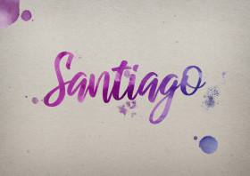 Santiago Watercolor Name DP