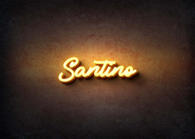 Glow Name Profile Picture for Santino